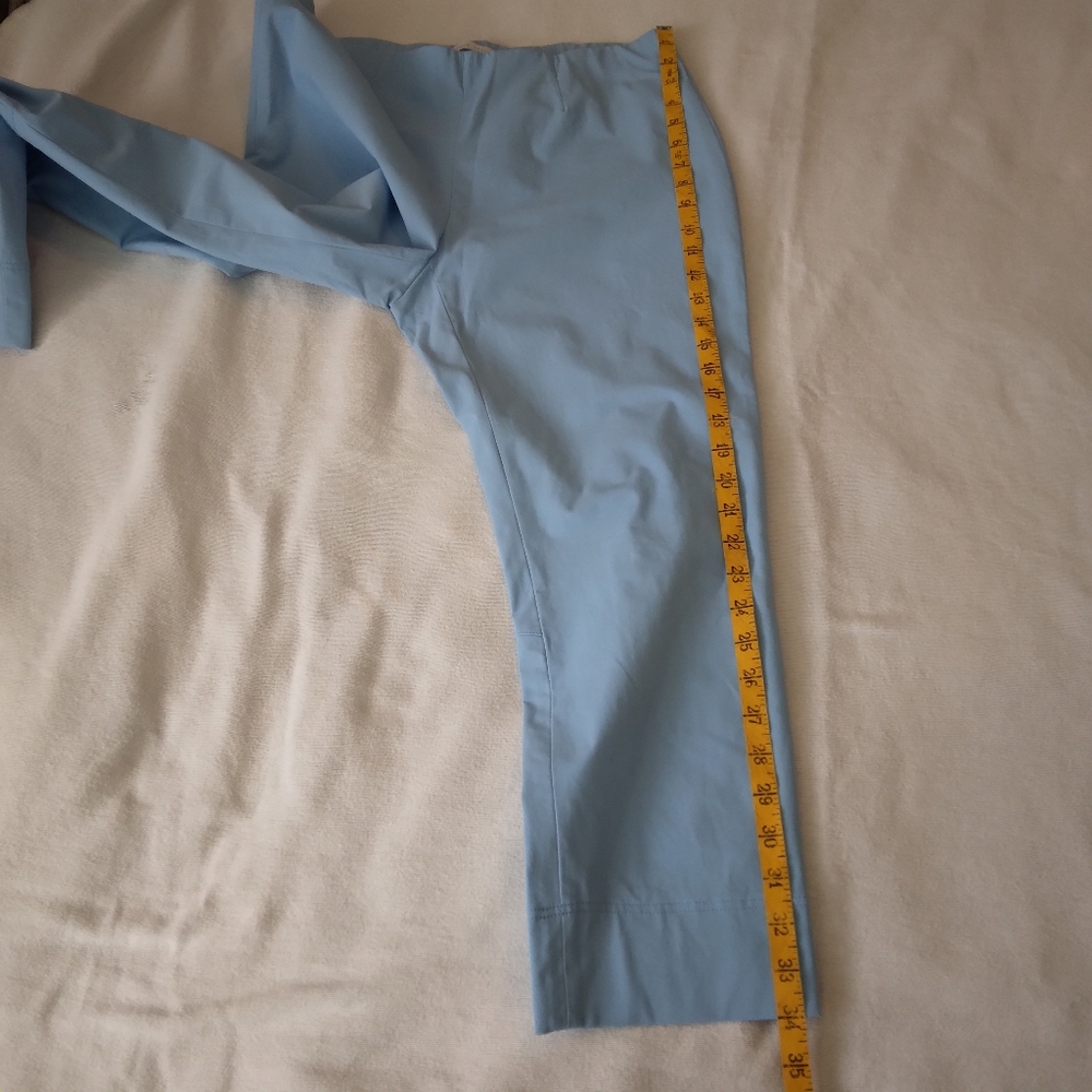 RAFFAELLO ROSSI Light Blue Trousers - Picture 11 of 12